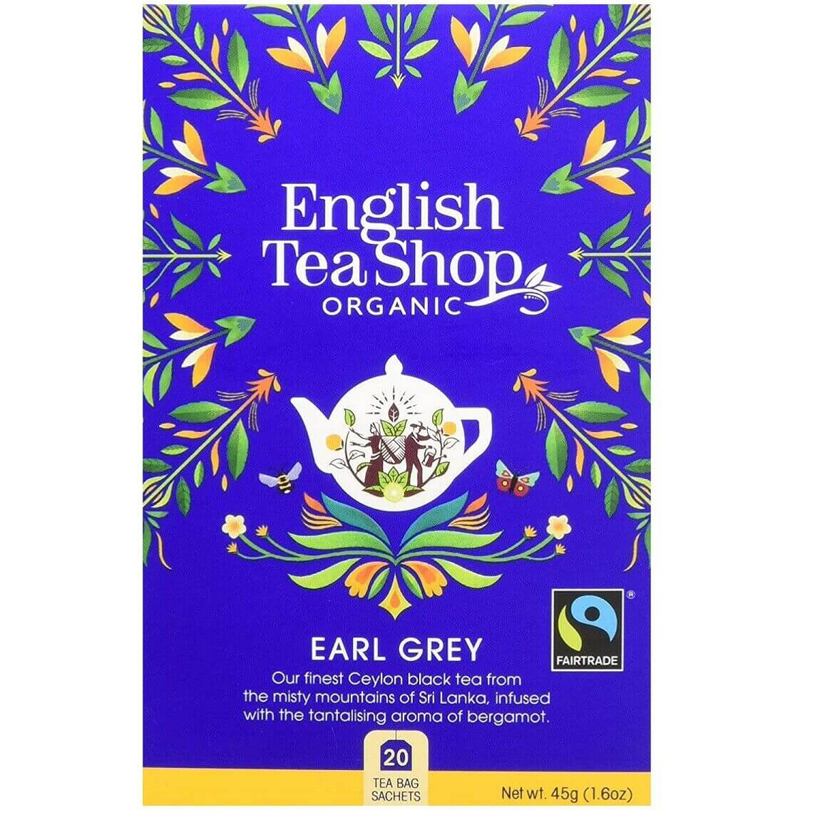 English Tea Shop Organic Fairtrade Earl Grey Jarrold Norwich