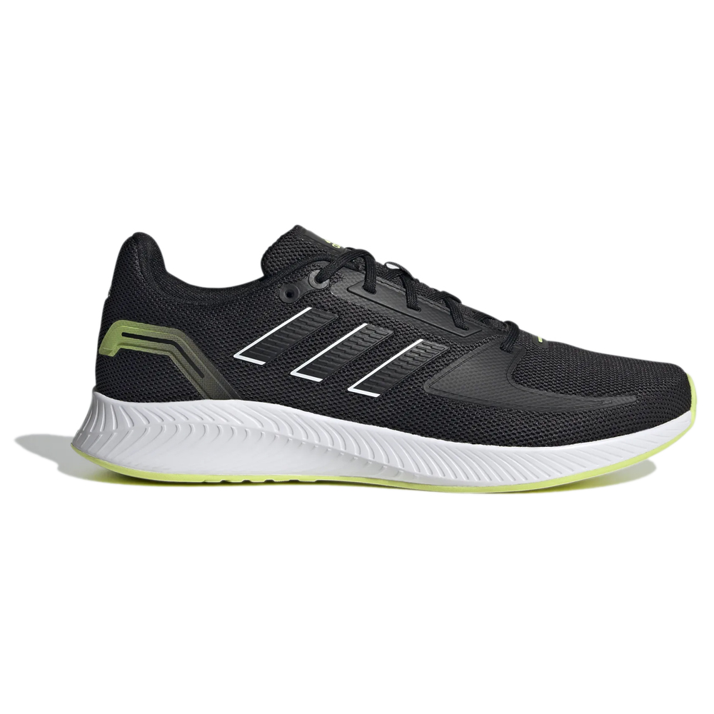 Adidas Men’s Run Falcon 2.0 Shoes - UK 11.5, BLACK/YELLOW 11.5 male