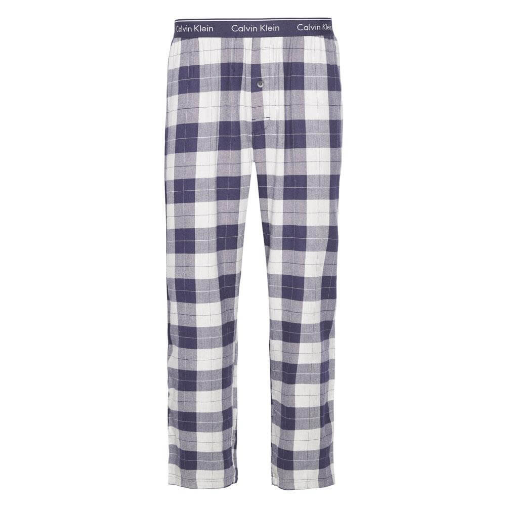 Calvin Klein Blue Plaid Flannel Pyjama Pants | Jarrold, Norwich
