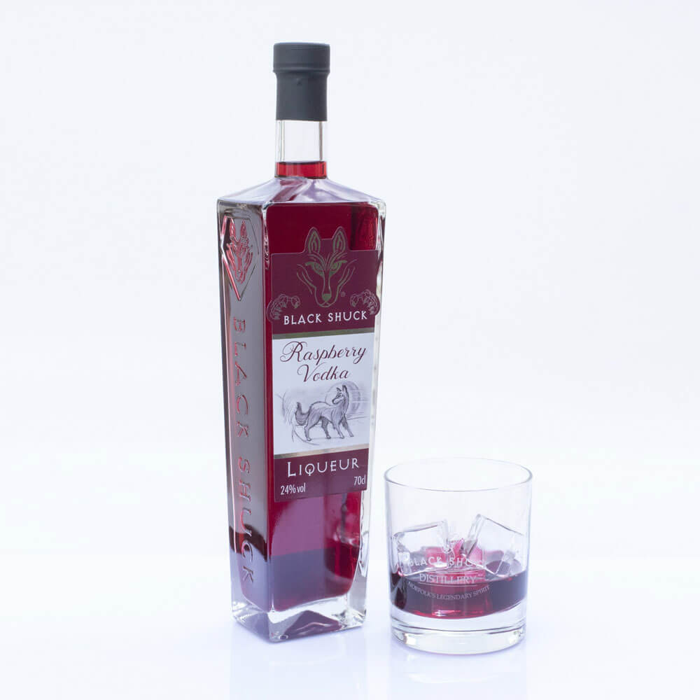 Black Shuck Raspberry Vodka 70cl 24% vol