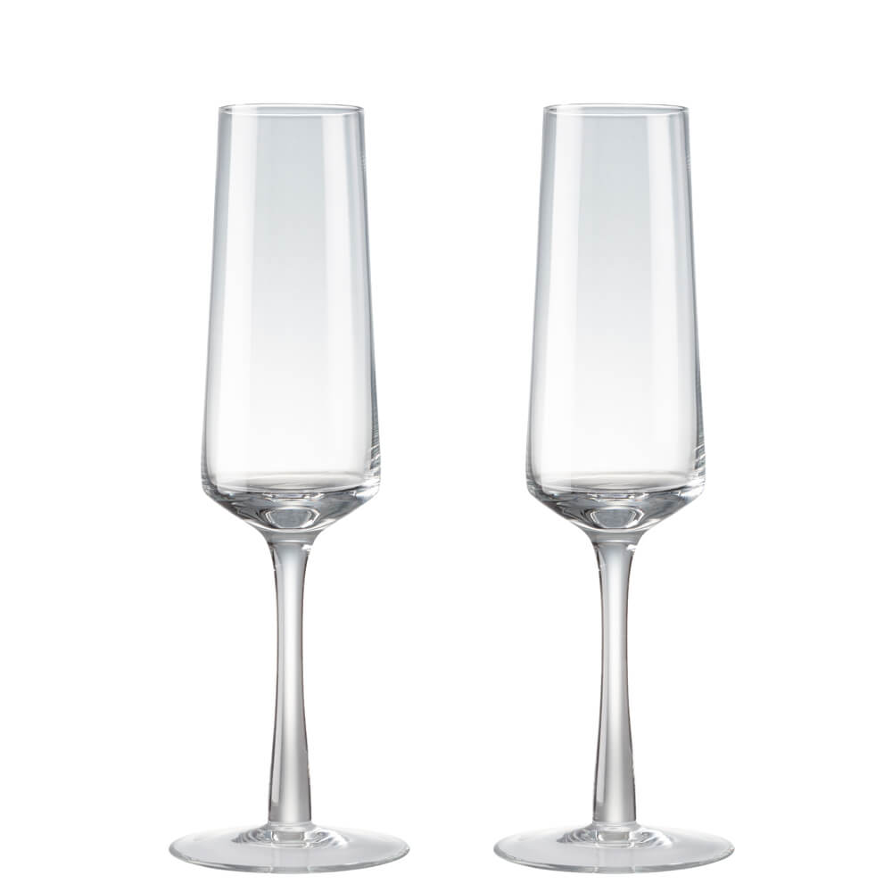Denby Natural Canvas Set of Two Champagne Flutes
