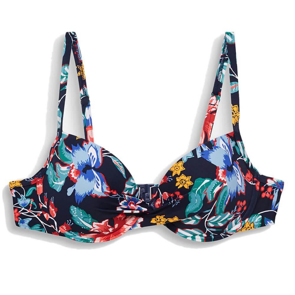 Esprit Jasmine Floral Print Push Up Bikini Top | Jarrold, Norwich