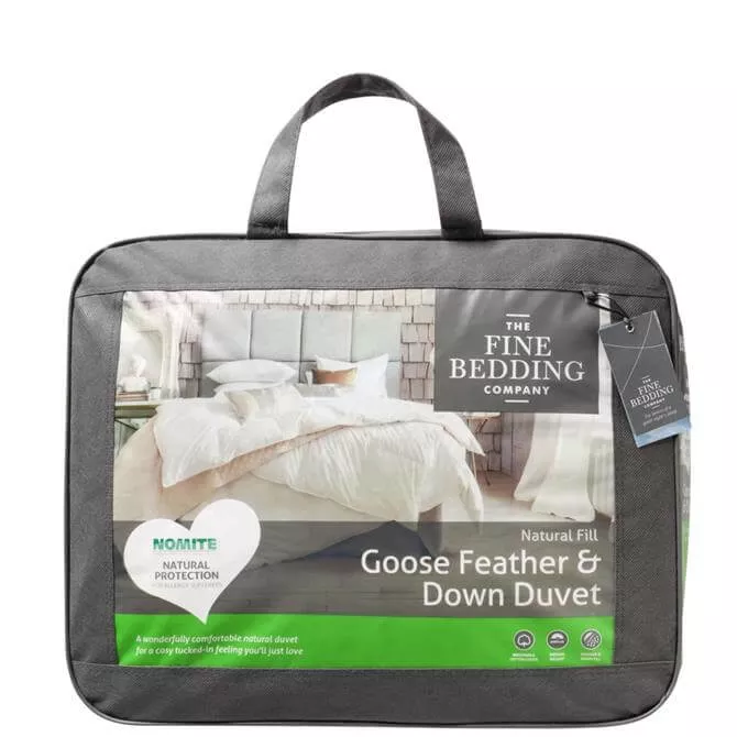 The Fine Bedding Company Goose Feather Down King Size Duvet 4 5