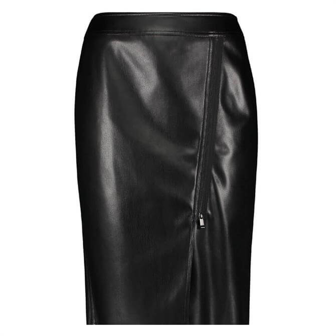 Gerry Weber Asymmetric Zip Faux Leather Skirt | Jarrold, Norwich
