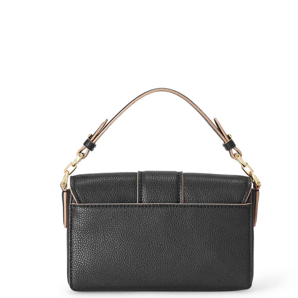 Lauren Ralph Lauren Black Leather Spencer 21 Shoulder Bag | Jarrold ...