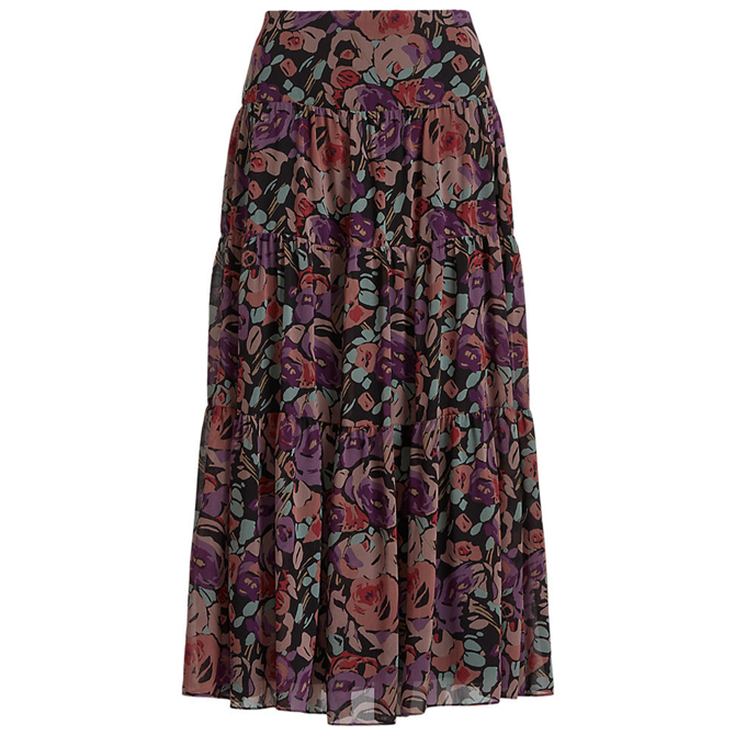 Lauren Ralph Lauren Floral Crinkle Georgette Maxi Skirt | Jarrold, Norwich