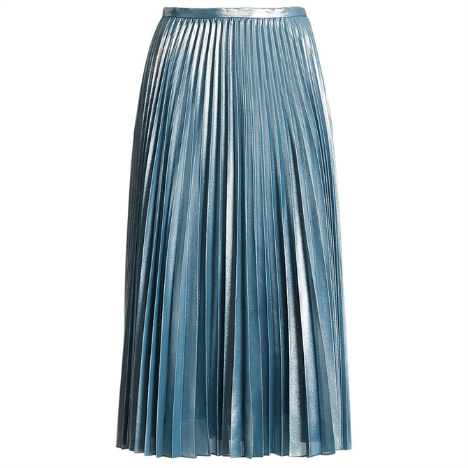 Lauren Ralph Lauren Pleated Metallic Chiffon Skirt | Jarrold, Norwich