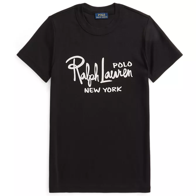 Lauren Ralph Lauren Polo Logo Rib-Knit Cotton T-Shirt | Jarrold, Norwich