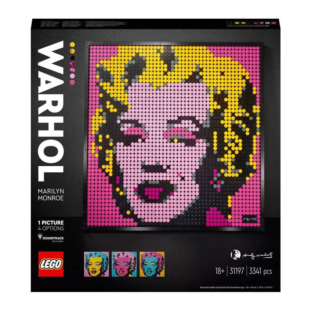 Lego Art Andy Warhol's Marilyn Monroe 31197 Set 