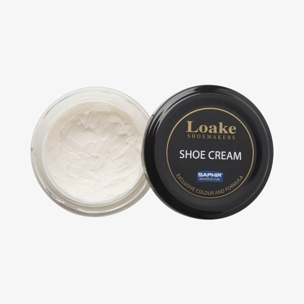 Loake Saphir Leather Shoe Cream Neutral 