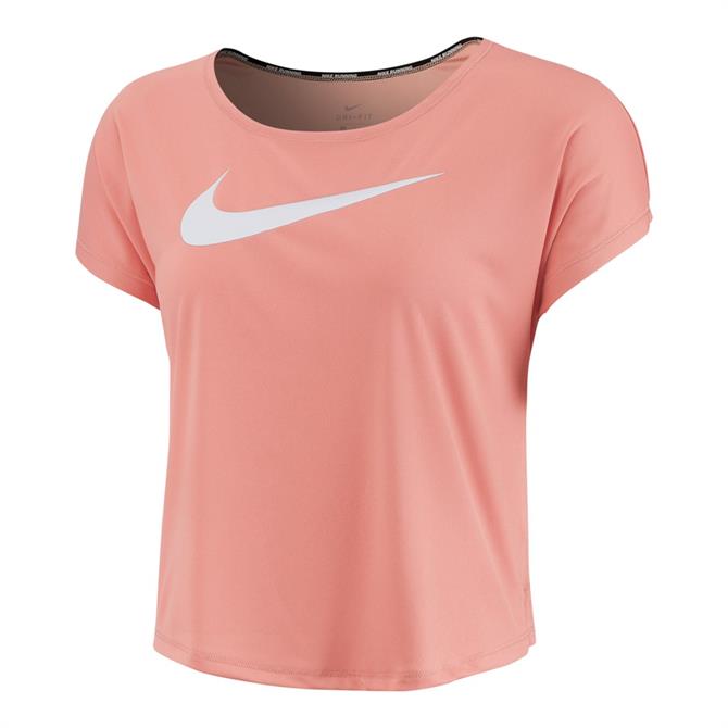 Nike Women's Swoosh Running Top - Pink | Jarrold, Norwich