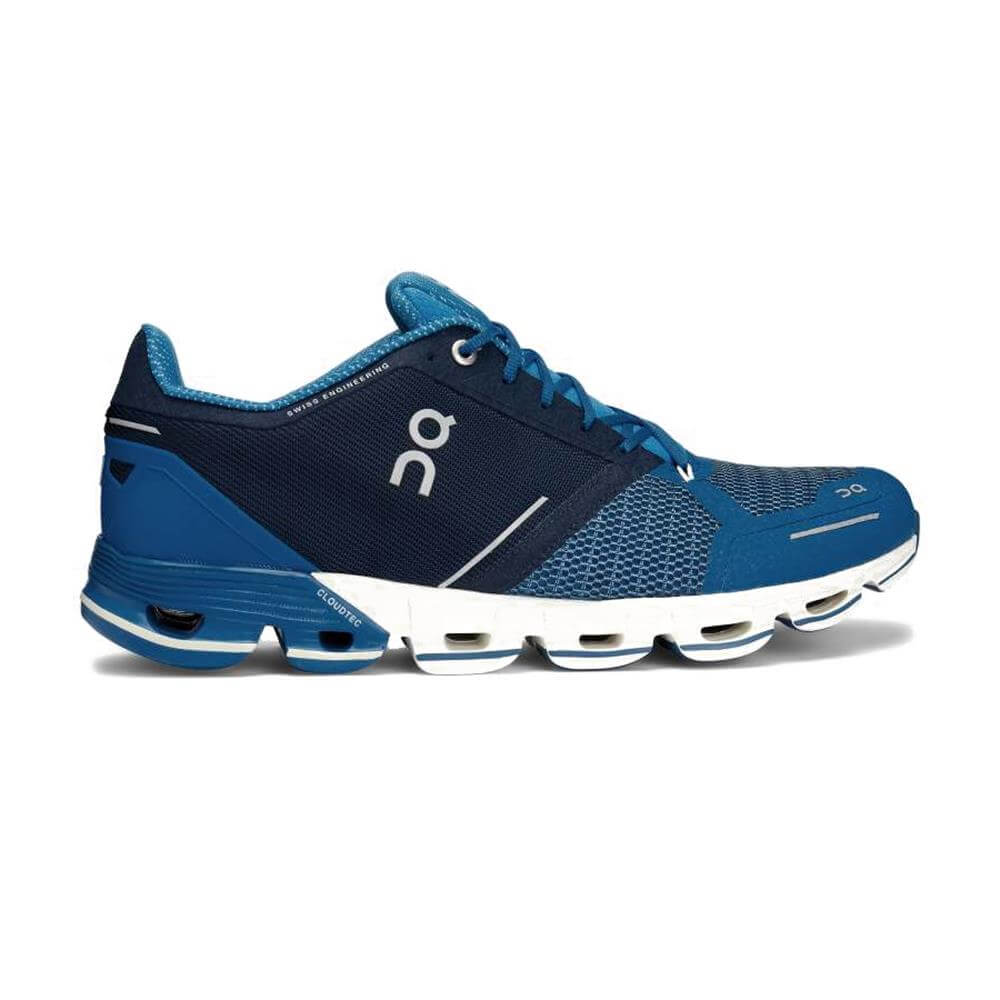 On Running Men's Cloudflyer Running Shoe - Blue/White | Jarrold, Norwich