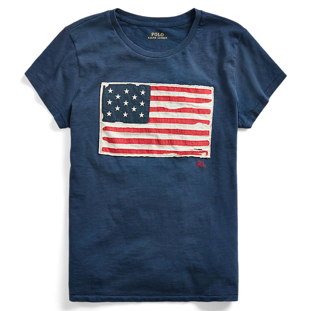 american flag raglan shirt