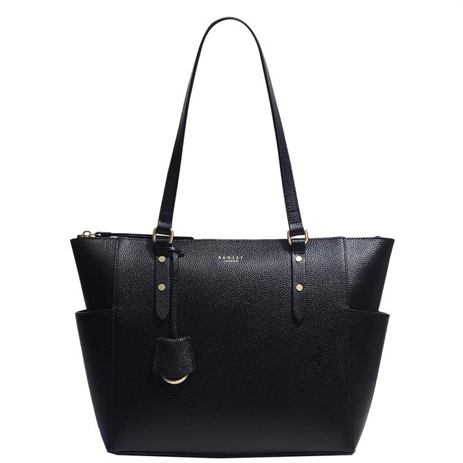 Radley London Black Silk Street Large Zip Top Shoulder Bag | Jarrold ...