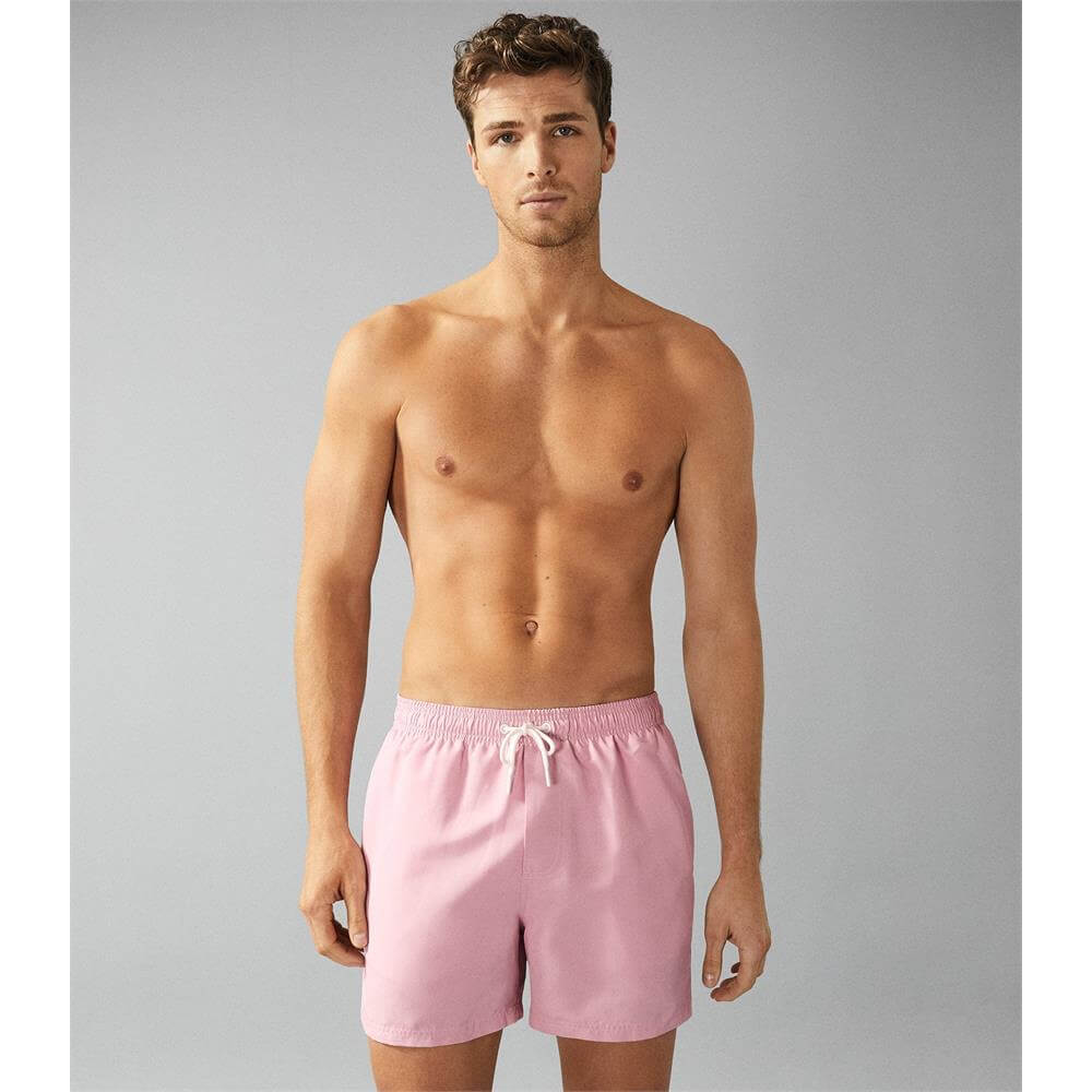 REISS SONAR Soft Pink Drawstring Swim Shorts | Jarrold, Norwich
