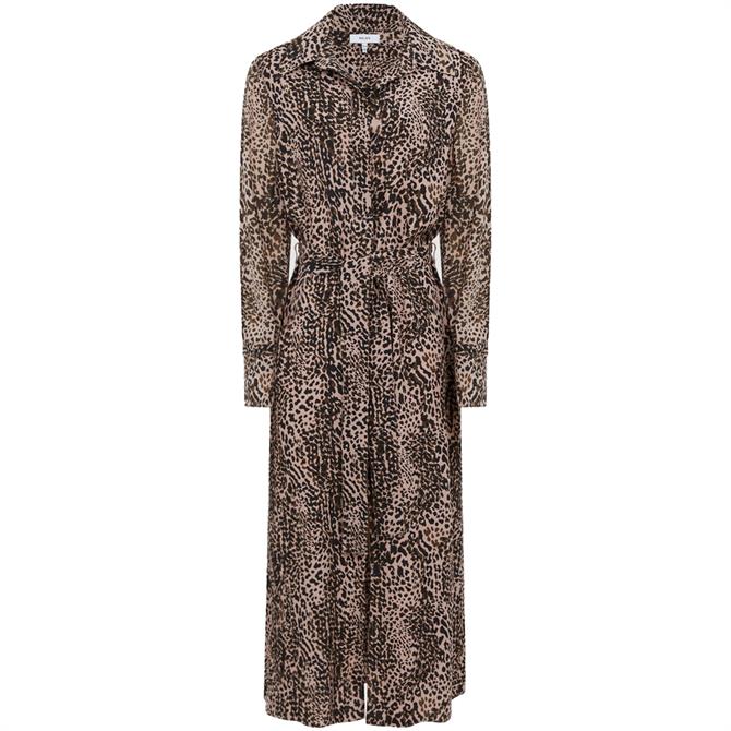 REISS TABITHA Animal Print Midi Dress | Jarrold, Norwich