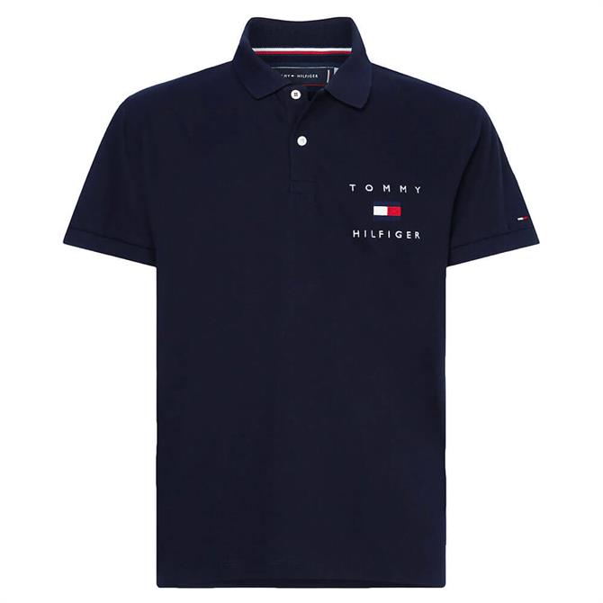 Tommy Hilfiger Logo Embroidery Regular Fit Polo Shirt | Jarrold, Norwich