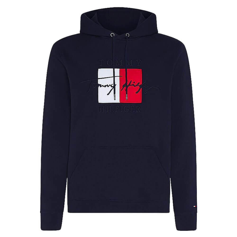 Tommy Hilfiger TH Signature Logo Embroidery Hoodie | Jarrold, Norwich