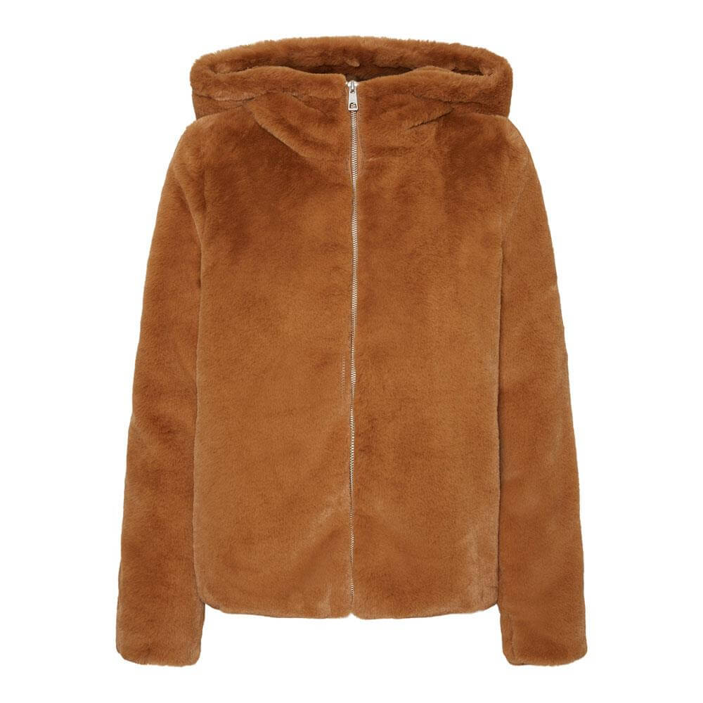 Vero Moda Thea Faux Fur Hooded Jacket | Jarrold, Norwich