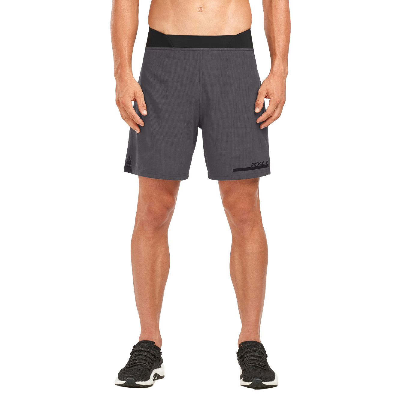 2 in 1 shorts with compression mens