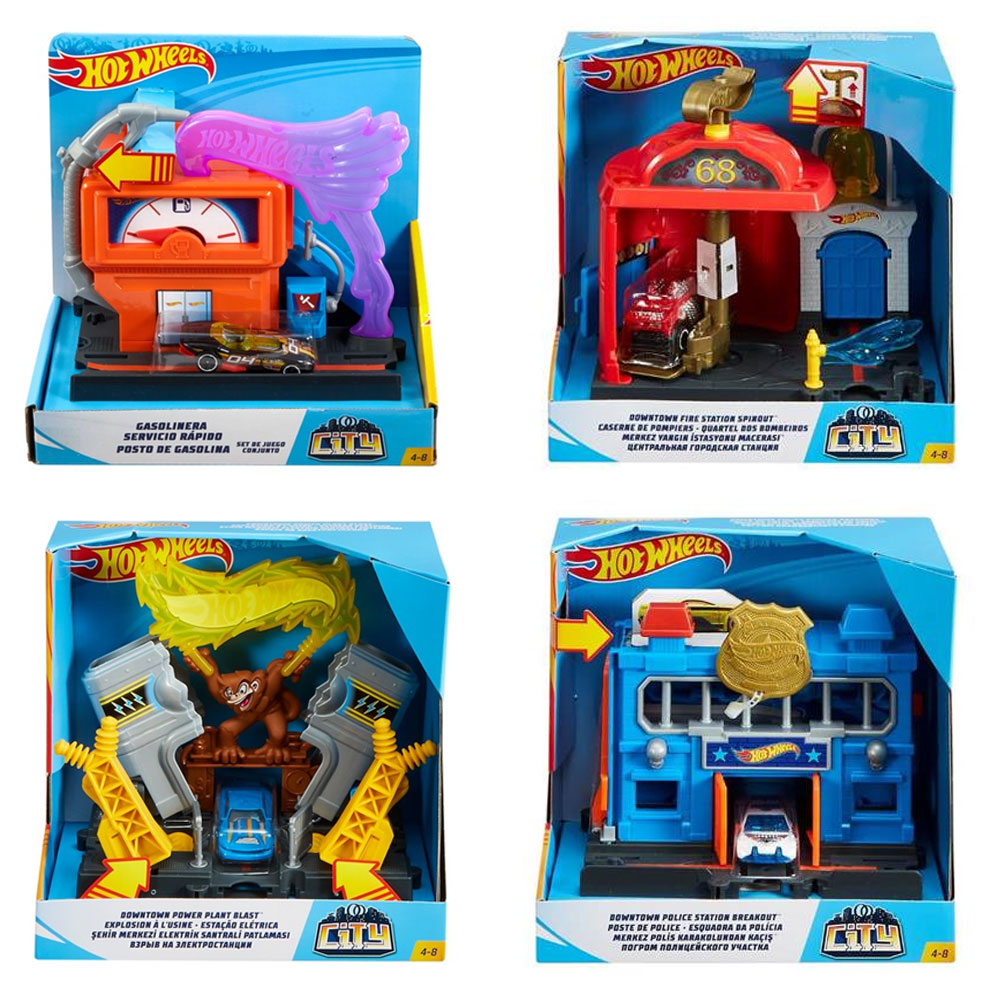 hot wheels city fire station