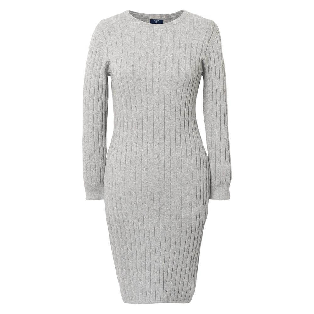 GANT Preppy Essentials Stretch Cotton Cable Knit Dress | Jarrold, Norwich