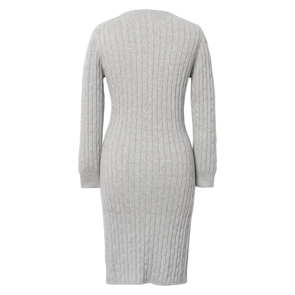 GANT Preppy Essentials Stretch Cotton Cable Knit Dress | Jarrold, Norwich