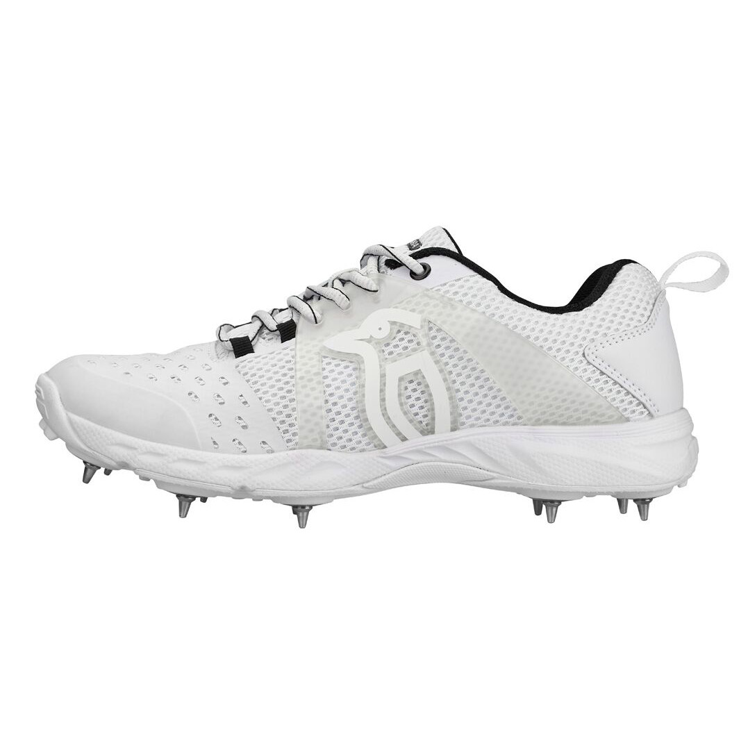 KCS 2000 Spike Cricket Shoes- White 