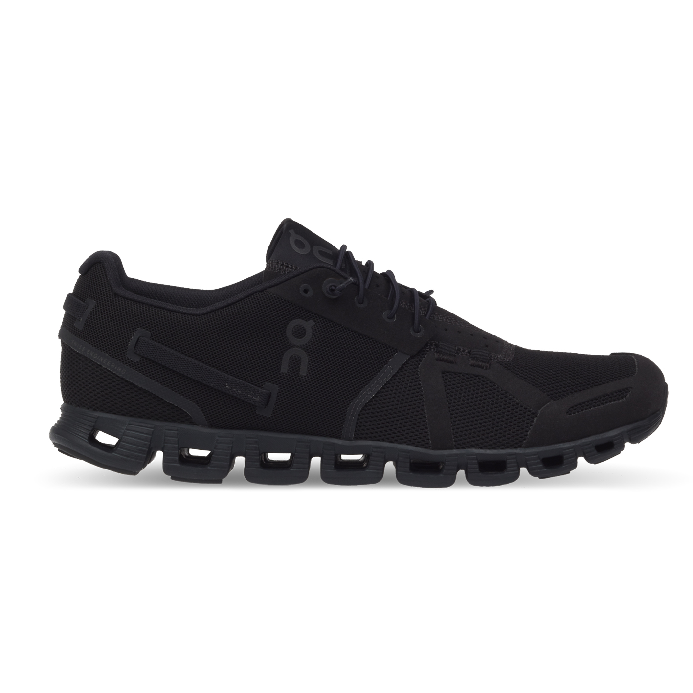 all black on cloud shoes