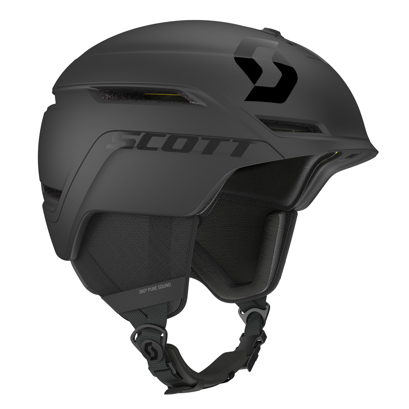 Scott Symbol 2 Plus Ski Helmet - S, BLACK