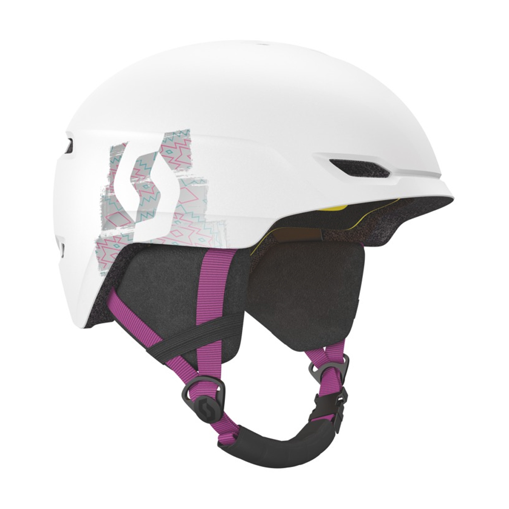 Scott Junior Keeper 2 Plus Ski Snowboard Helmet - S, WHITE