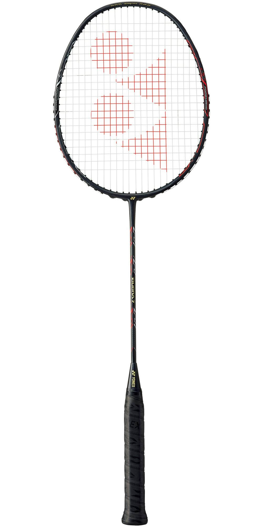 Yonex Duora 7 Badminton Racket - ONE SIZE, BLACK/RED